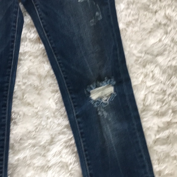Sneerpeak Mid Rise Distress Jeans - Picture 5 of 5